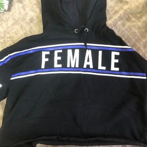 Cropped hoodie
